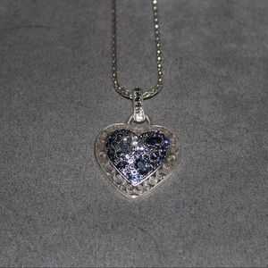 Necklace with heart shaped pendant